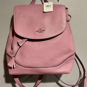 Coach Leather Backpack Purse